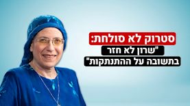 אורית סטרוק התנתקות, צילום: אביב דיין